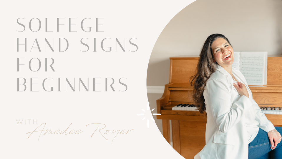 Solfege Hand Signs for Beginners